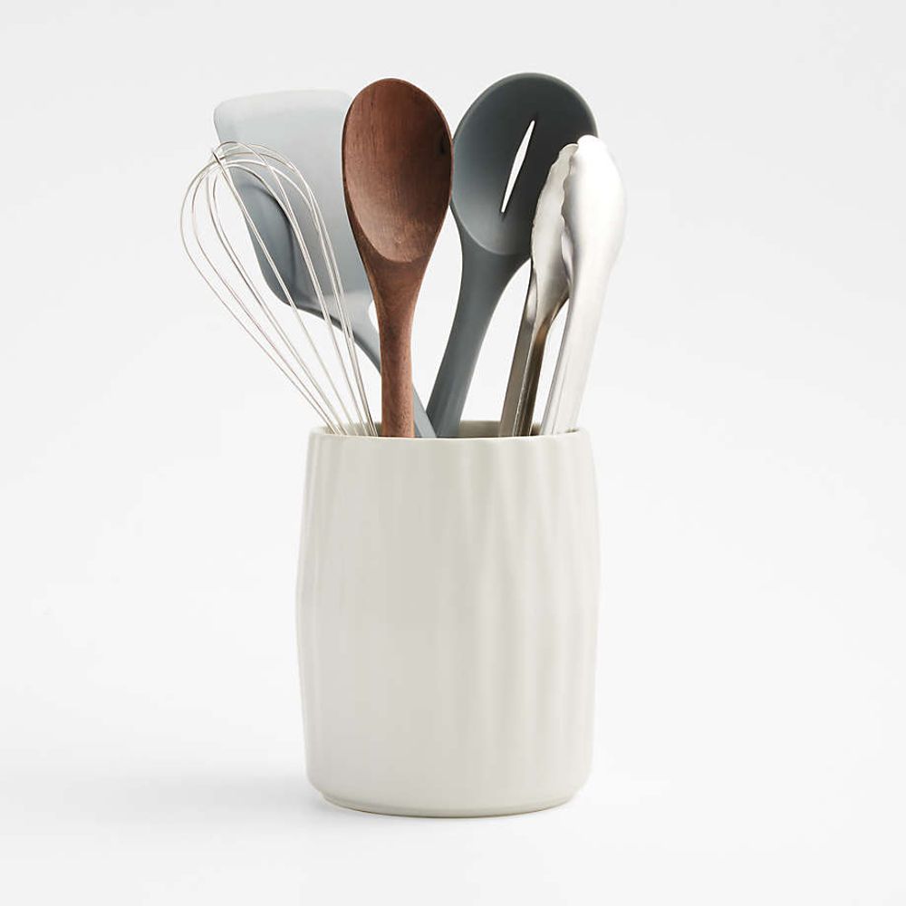 Crate & Barrel Black Nylon Utensils