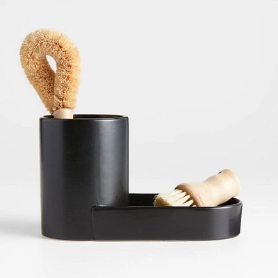Chet Black Ceramic Sink Caddy
