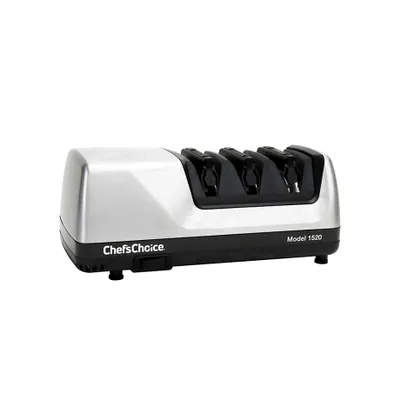 Chef'sChoice ® Brushed Stainless Steel Electric Knife Sharpener 1520