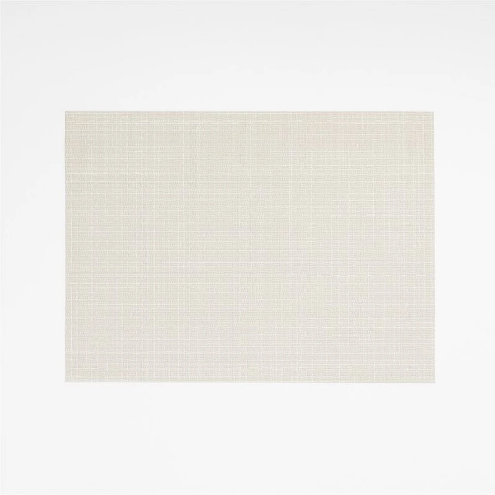 Chilewich ® Rectangular Charm Neutral Easy-Clean Vinyl Placemat