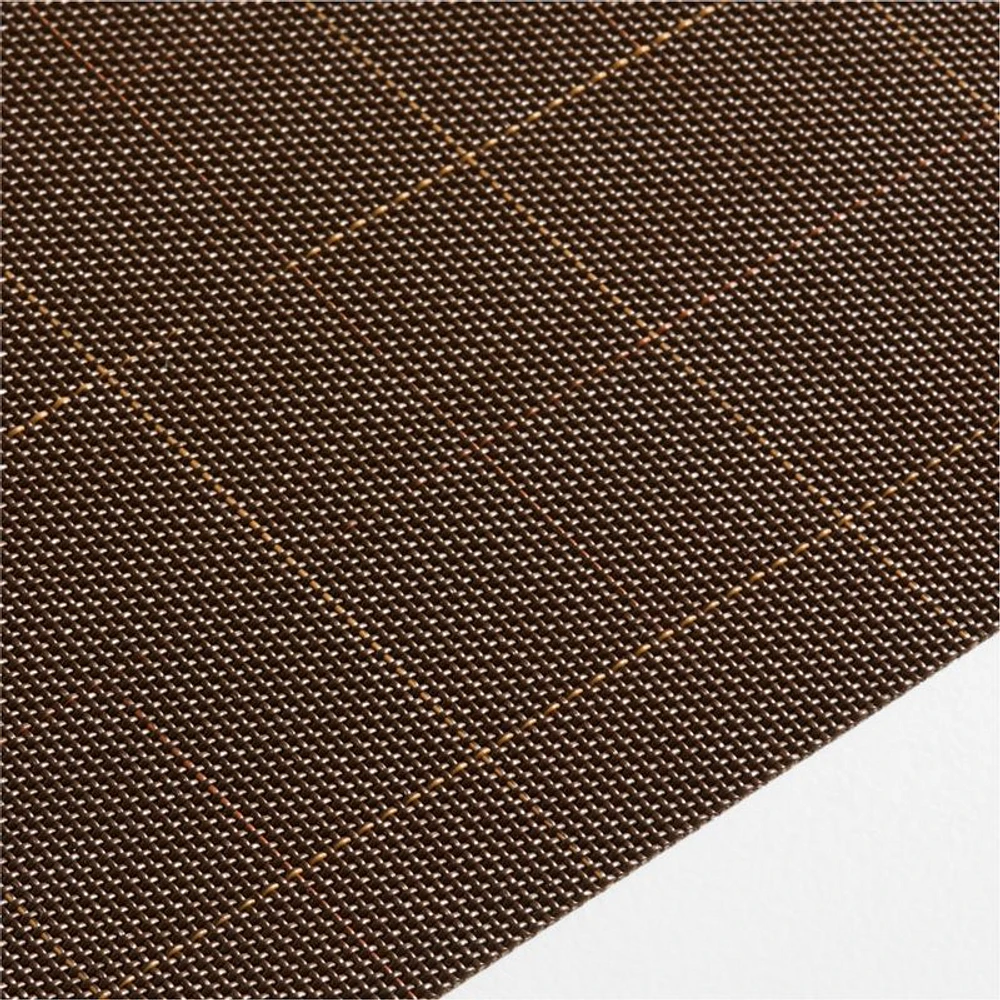 Chilewich ® Chase Rectangle Deep Brown Placemat