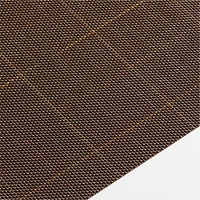 Chilewich ® Chase Rectangle Deep Brown Placemat