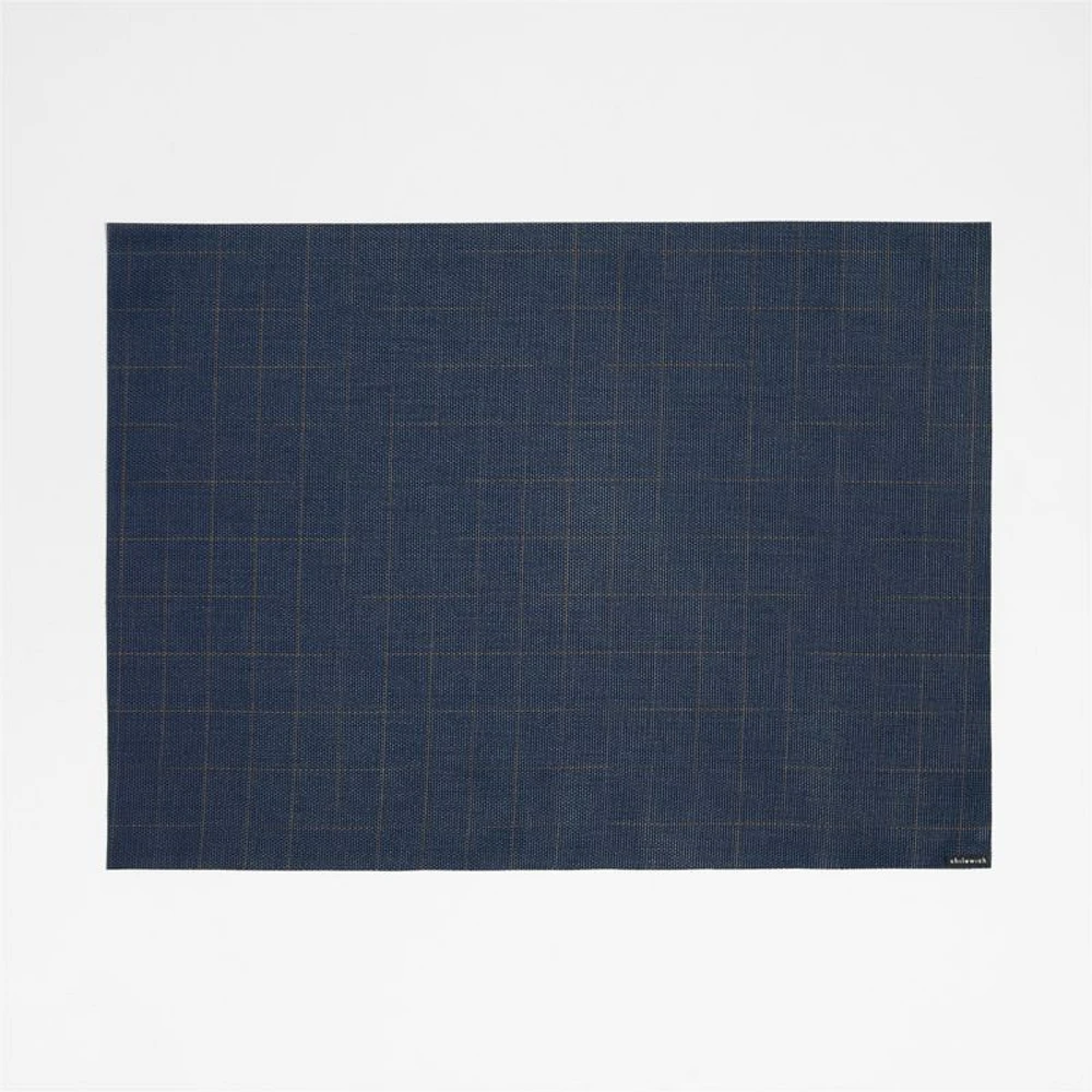 Chilewich ® Chase Rectangle Deep Indigo Placemat