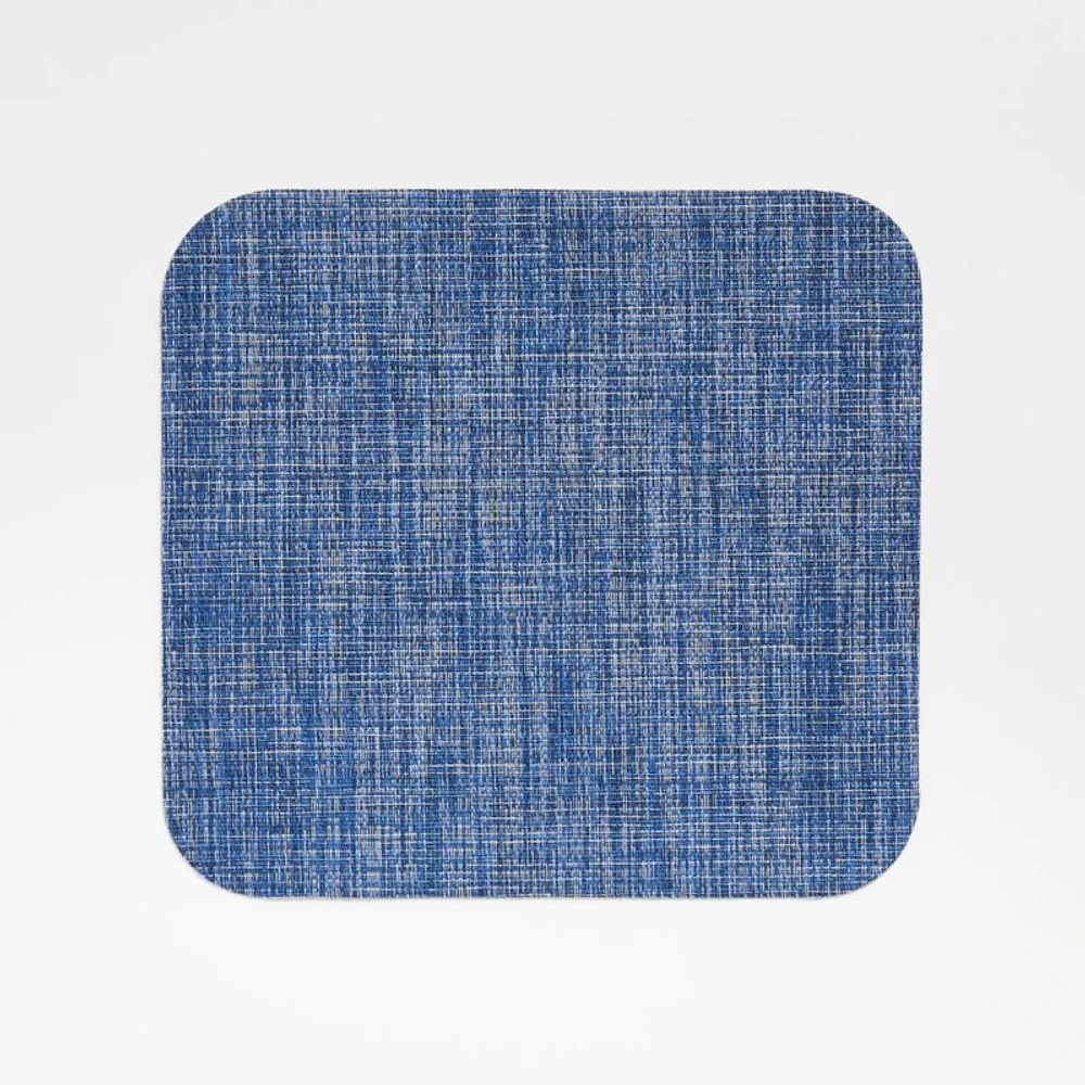 Chilewich ® Blue Rounded Square Crepe Placemat