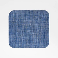 Chilewich ® Blue Rounded Square Crepe Placemat