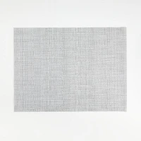 Chilewich ® Rectangular Crepe Silver Easy-Clean Vinyl Placemat