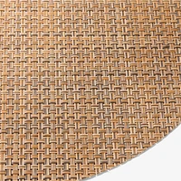 Chilewich ® Teak Basketweave Round Placemat