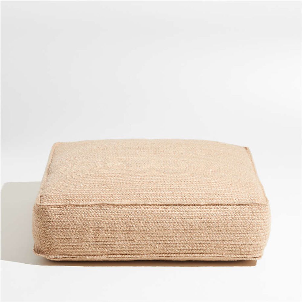 Chill Bill 36x36 Woven Outdoor Floor Cushion by Leanne Ford