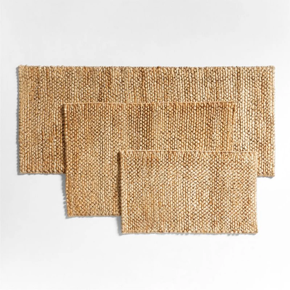Chunky Loop Jute Natural Doormat 18"x30"