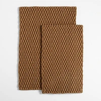 Chunky Woven Brulee Brown Indoor/Outdoor Doormat 18"x30"