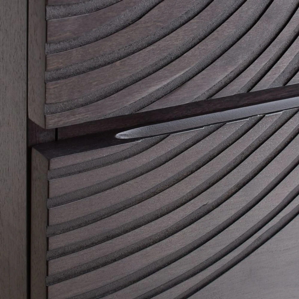 Circulus Black 4-Drawer Chest