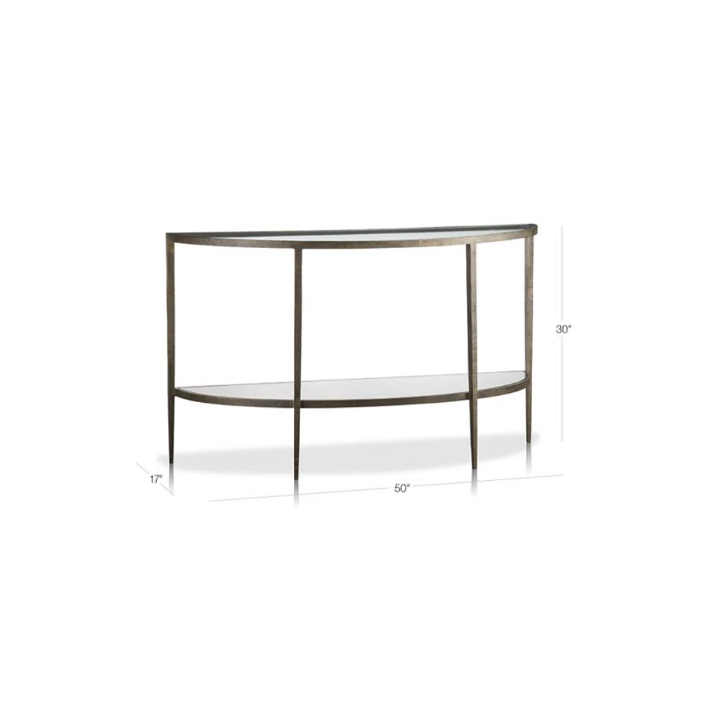 Clairemont Demilune Console Table