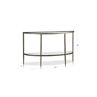 Clairemont Demilune Console Table
