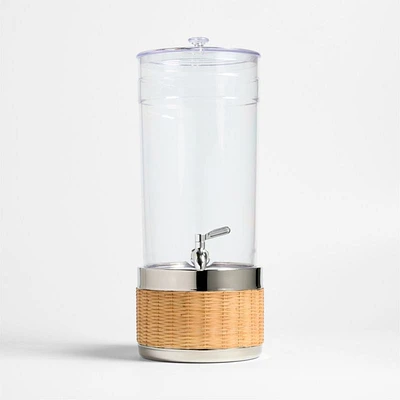 Claro 1.45-Gallon Acrylic Drink Dispenser with Amici Stand