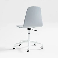 Class Act Light Grey & White Adjustable Kids Desk Chair