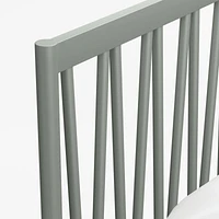 Classic Laurel Green Wood Kids Twin Bed