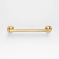 Classic 5" Round Brushed Brass Cabinet Drawer Bar Pull