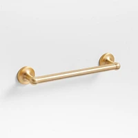 Classic 5" Round Brushed Brass Cabinet Drawer Bar Pull