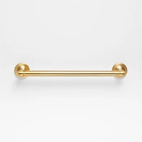 Classic 6" Round Brushed Brass Cabinet Drawer Bar Pull