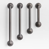 Classic 3" Round Brushed Bronze Cabinet Drawer Bar Pull