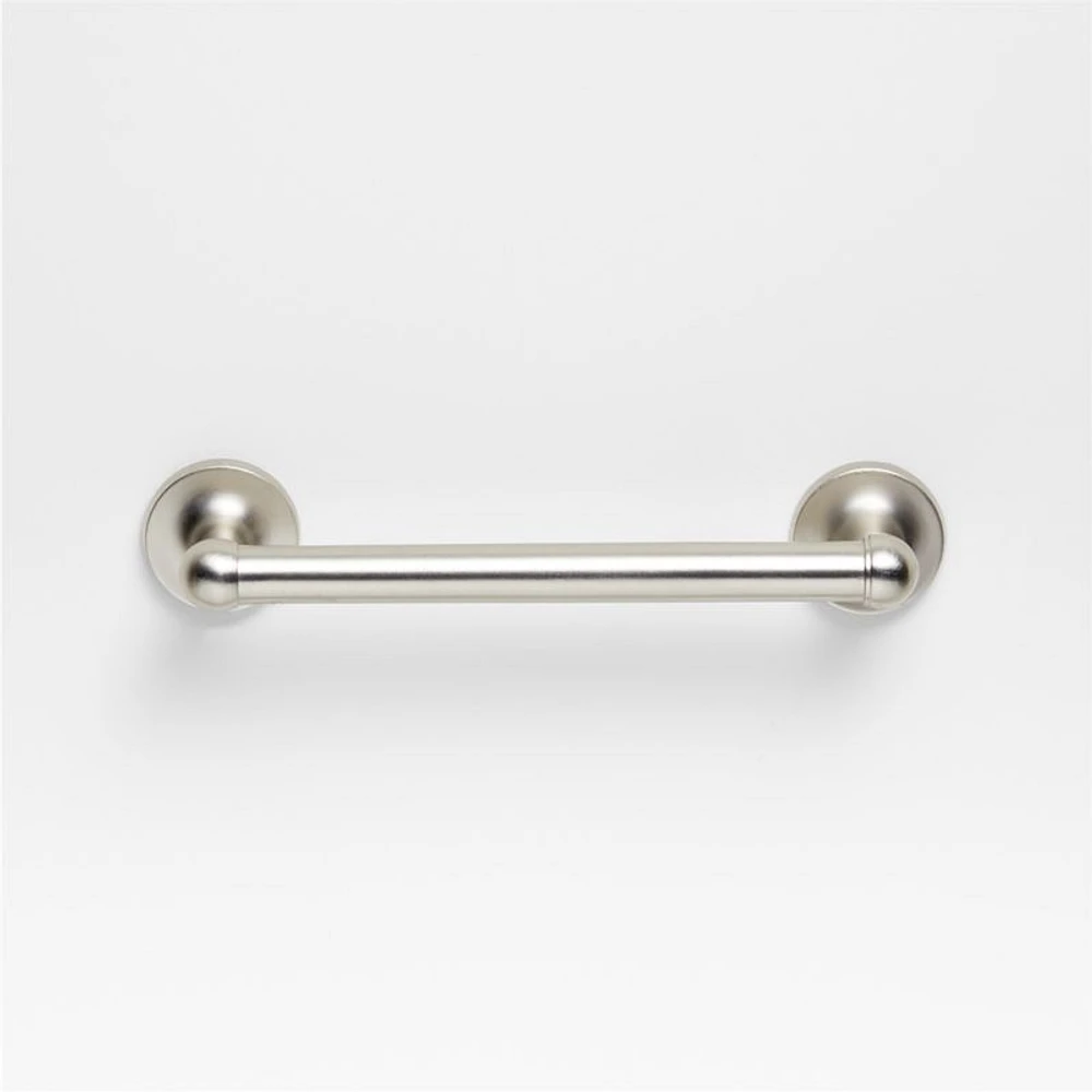 Classic 4" Round Brushed Nickel Cabinet Drawer Bar Pull