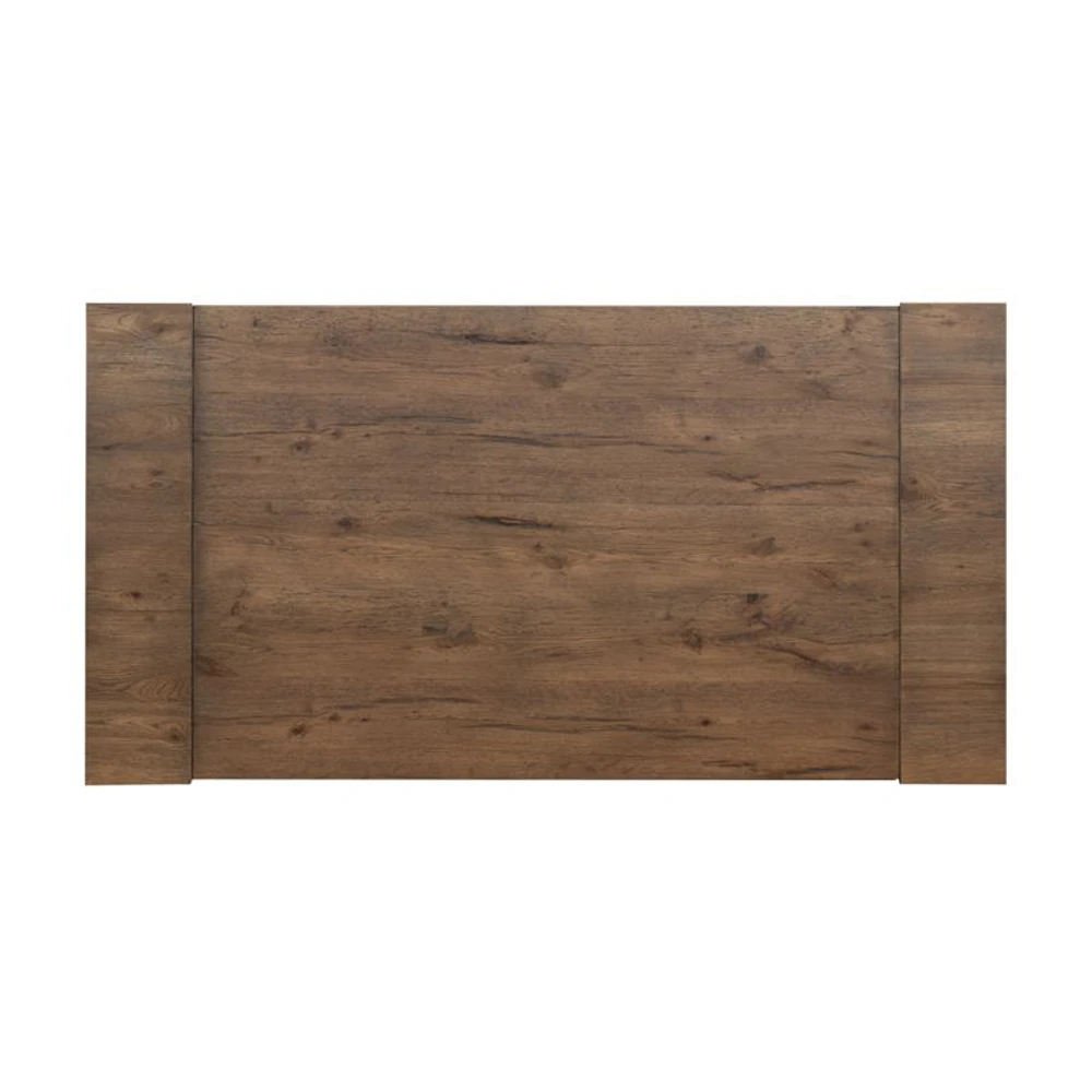 Cleave Brown Oak Wood 60" Rectangular Coffee Table