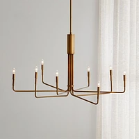Clive 8-Arm Brass Chandelier Light