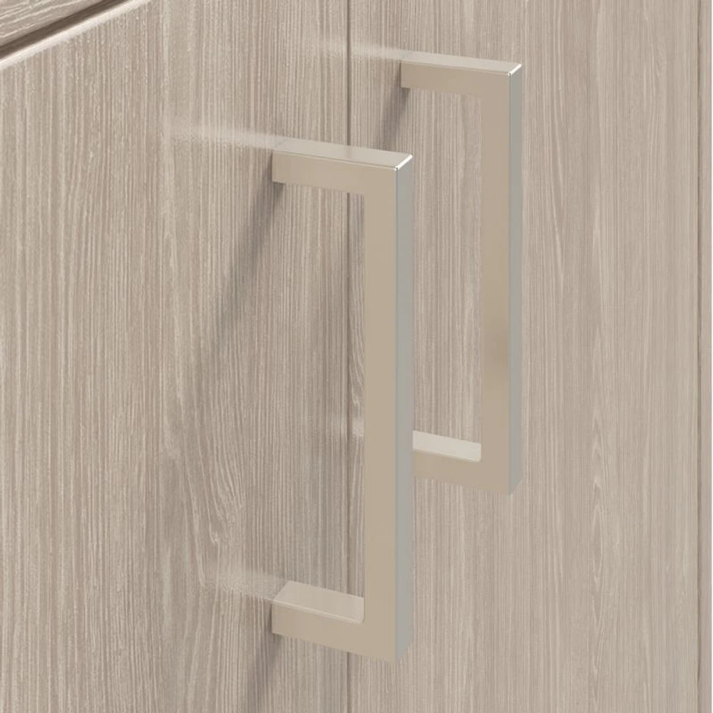 Clybourn Pickled Oak 32" Storage Bookcase