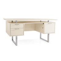 Clybourn Cream Executive Desk