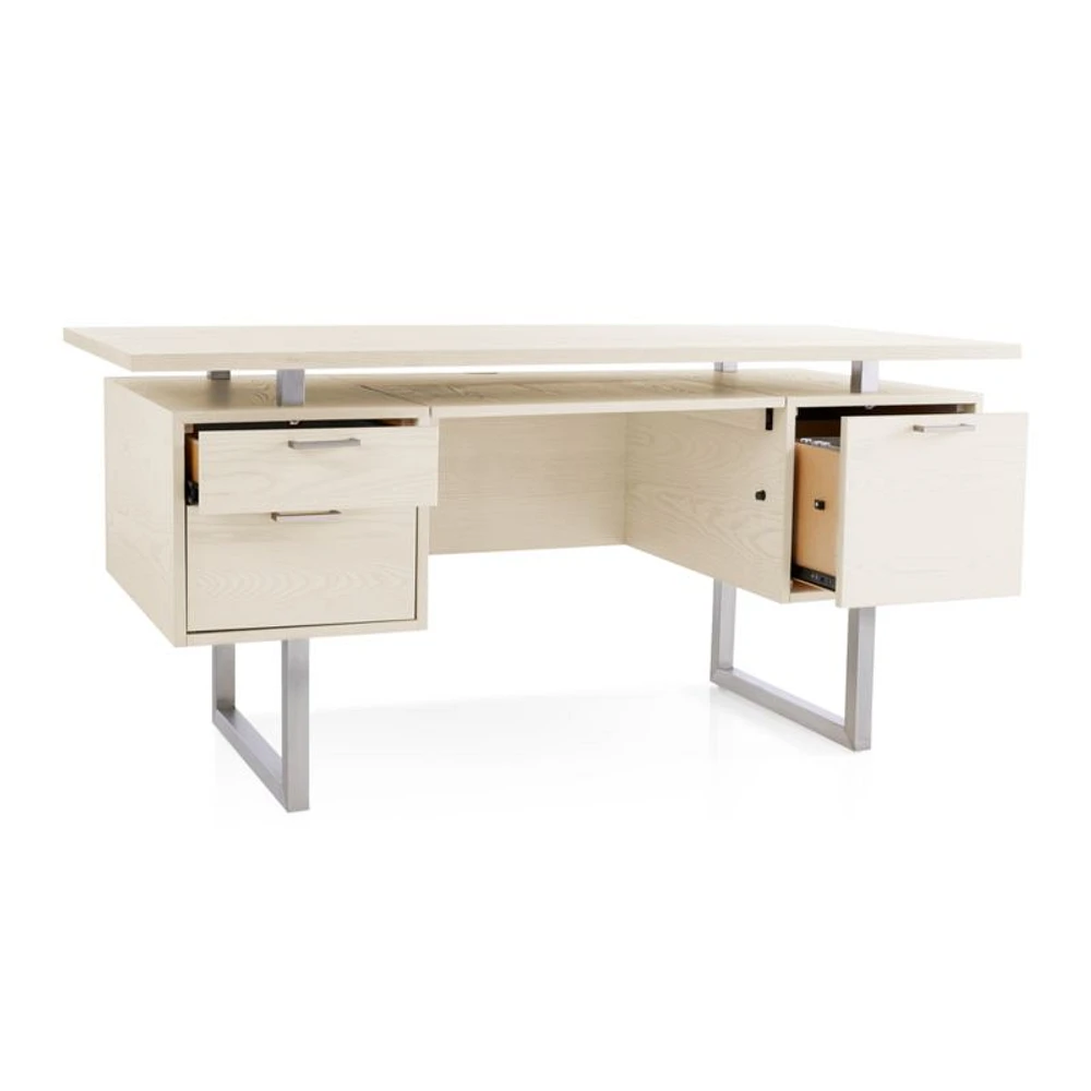 Clybourn Cream Executive Desk