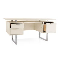 Clybourn Cream Executive Desk