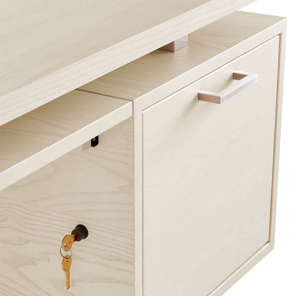 Clybourn Cream Executive Desk