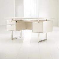 Clybourn Cream Executive Desk