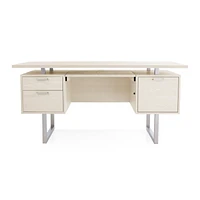 Clybourn Cream Executive Desk