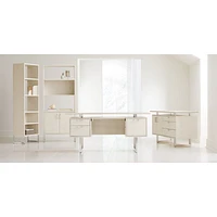 Clybourn Cream Executive Desk
