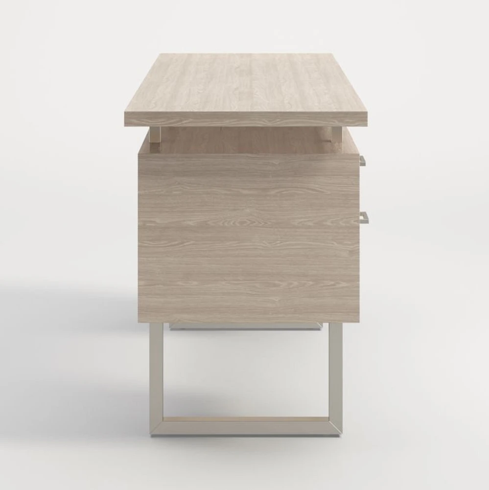 Clybourn Pickled Oak Executive Desk
