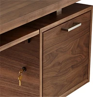 Clybourn Walnut Executive Desk