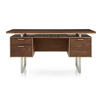 Clybourn Walnut Executive Desk