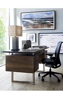 Clybourn Walnut Executive Desk