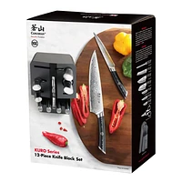 Cangshan ® Kuro 12-Piece Knife Block Set