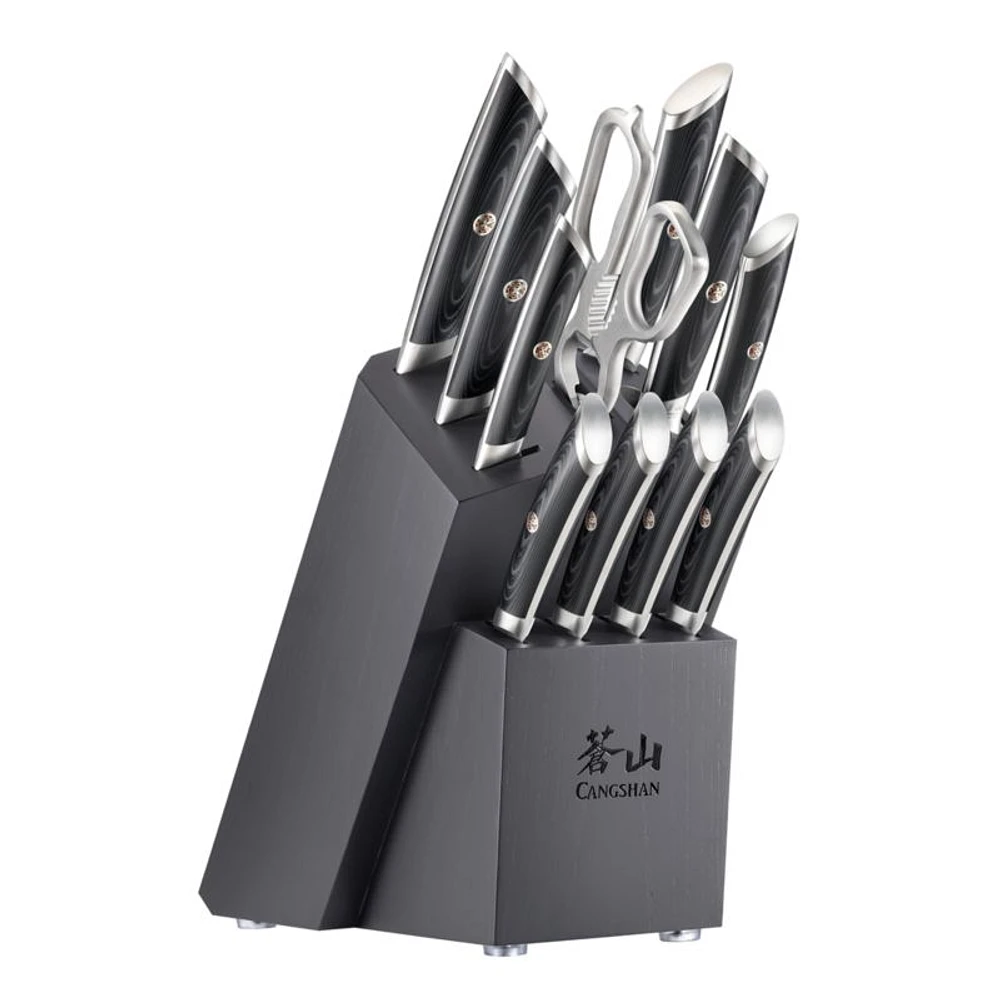 Cangshan ® Kuro 12-Piece Knife Block Set