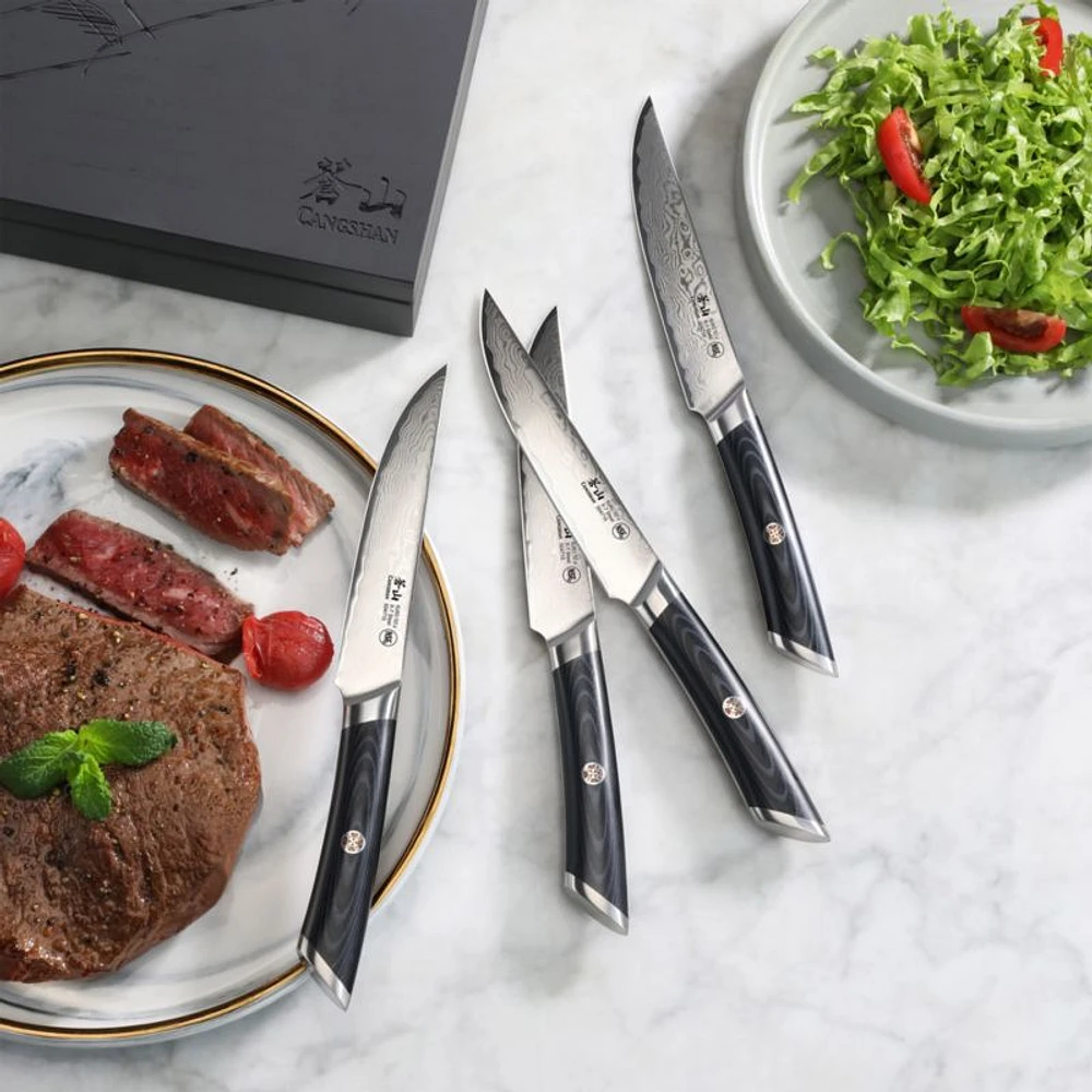 Cangshan ® Kuro Steak Knives, Set of 4