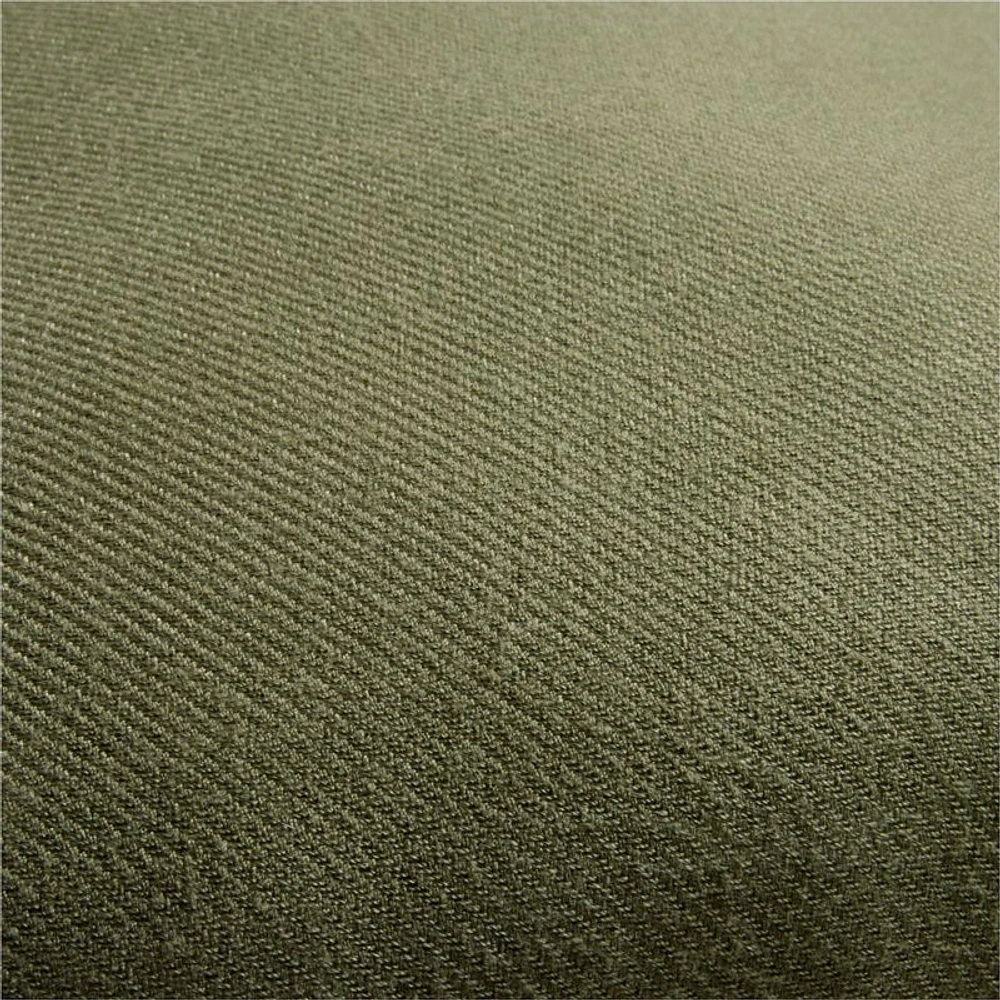 Collins Twill Weave 20"x20" Dark Parsnip Green Outdoor Throw Pillow by Jake Arnold