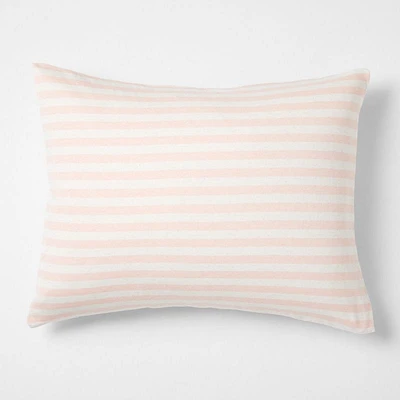 Comfy Tee Stripe Organic Cotton Jersey Kids Pillow Sham