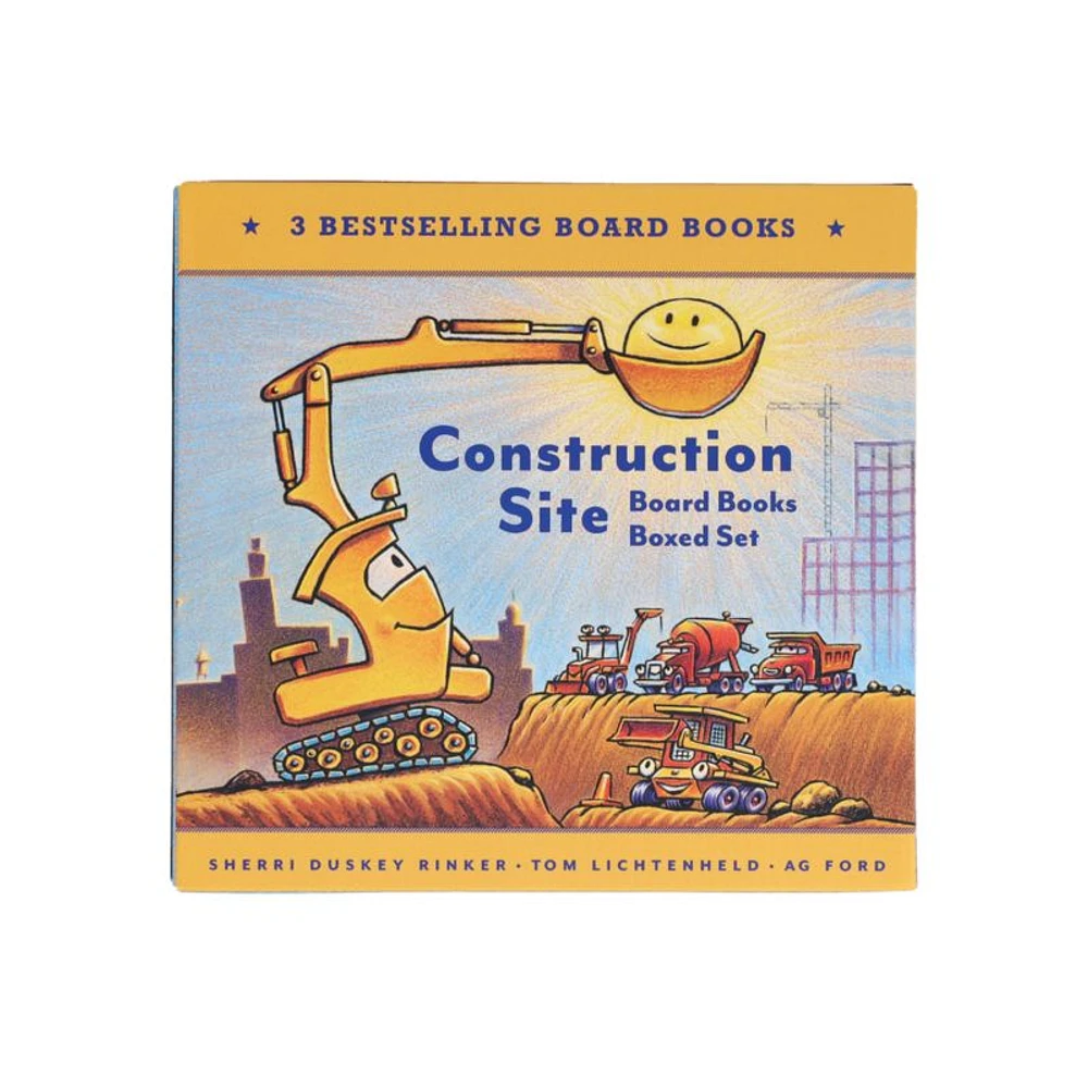 Construction Site Kids Board Book Set