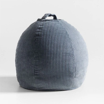 Bay Blue Small 30" Corduroy Kids Bean Bag Chair Cover