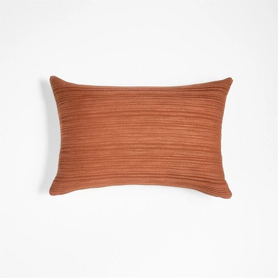 Correto 22"x15" Chutney Textured Throw Pillow Cover