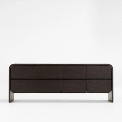 Cortez Charcoal Brown Credenza by Leanne Ford