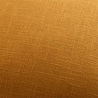 Amber 23x23 Merrow Stitch Organic Cotton Throw Pillow with Feather Insert