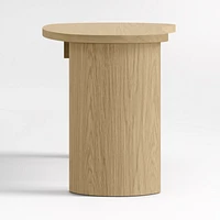 Courbe Curved Wood Desk with Drawer